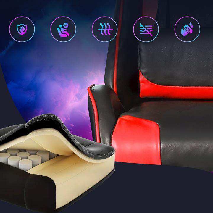 Actual product image Extralink Gaming chair | office rotating bucket black and red G-522