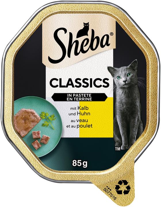 Actual product image Sheba Classics in pâté with veal and chicken (Adult, 1 pcs., 85 g)
