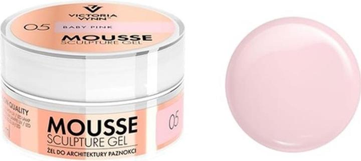 Visconti Di Modrone Victoria Vynn Thixotropic Mousse Sculpture Gel 15ml Nails Building Extension 05 Baby Pink (15 ml)