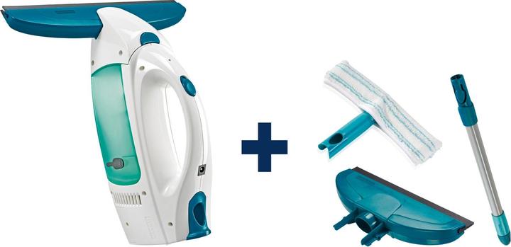 Produktbild Leifheit Set Fenstersauger Dry & Clean mit Stiel, Einwascher, schmaler Saugdüse