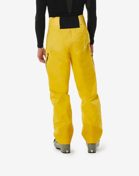 Actual product image Wedze Men's warm and breathable ski trousers - FR500 yellow (XXL)