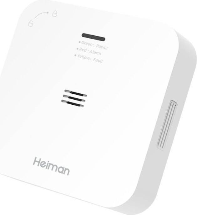 Actual product image Heiman WiFi-Kohlenmonoxidsensor