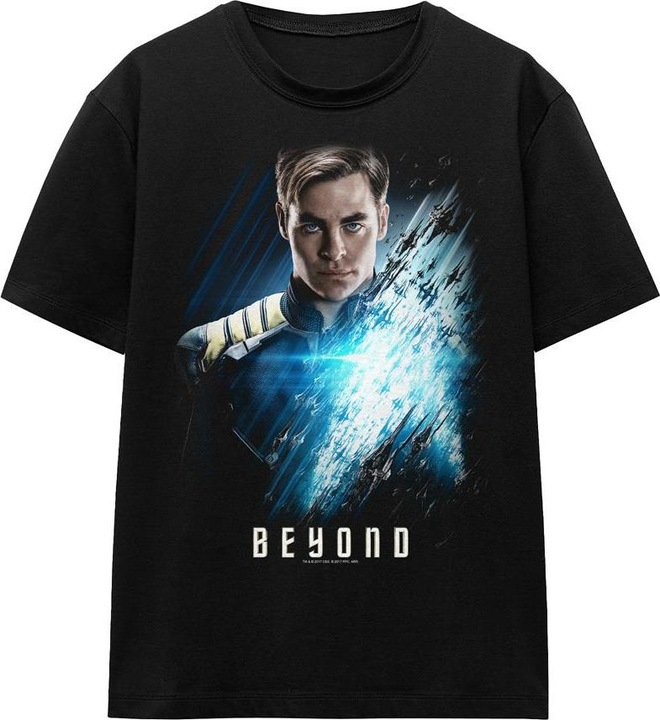 Star Trek Beyond Unisex Adult Captain Kirk Poster T-Shirt (XXL)