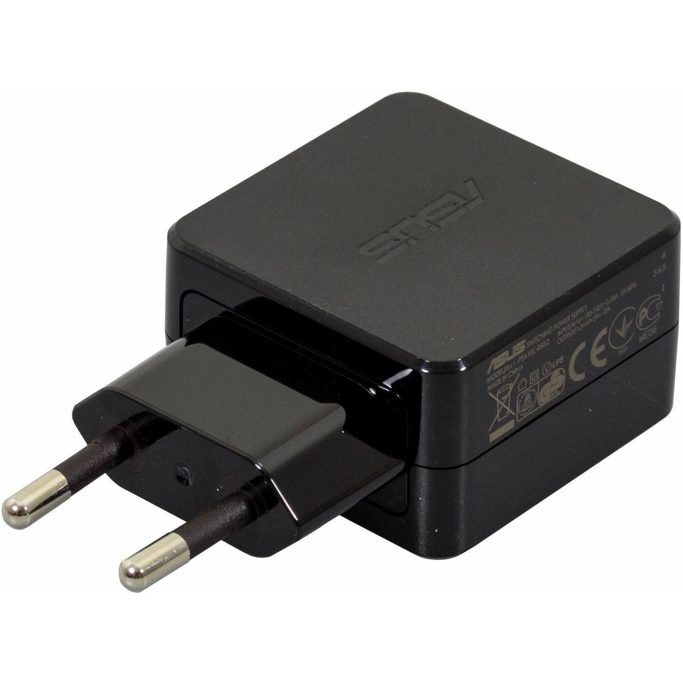 ASUS Power Adapter 10W (10 W), Notebook Netzteil, Schwarz