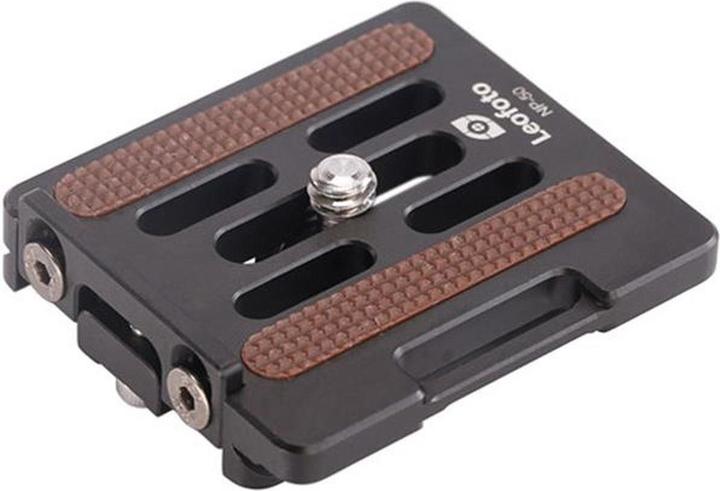 Produktbild Leofoto Stativplatte mit Sicherung NP-50 (Stativ Schnellwechselplatte)