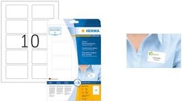 Actual product image Herma A4 removable name labels