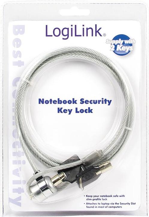 Image du produit LogiLink Verrou de sécurité pour ordinateur portable 1,5 m