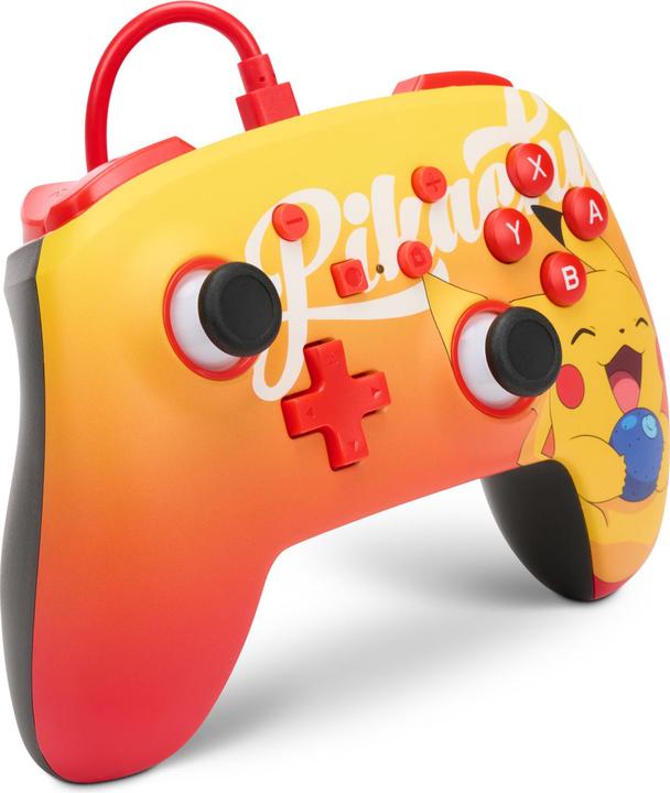 Produktbild PowerA Verbesserter kabelgebundener PowerA-Controller für Nintendo Switch - Oran Berry Pikachu (Switch)