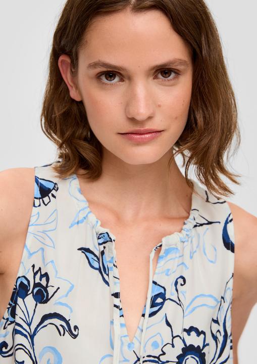 Immagine prodotto s.Oliver Bluse Blusenshirt aus Viskose mit All-over-Print (36)