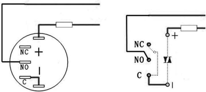 Produktbild Velleman High Round Metal Switch Spdt 1No 1Nc