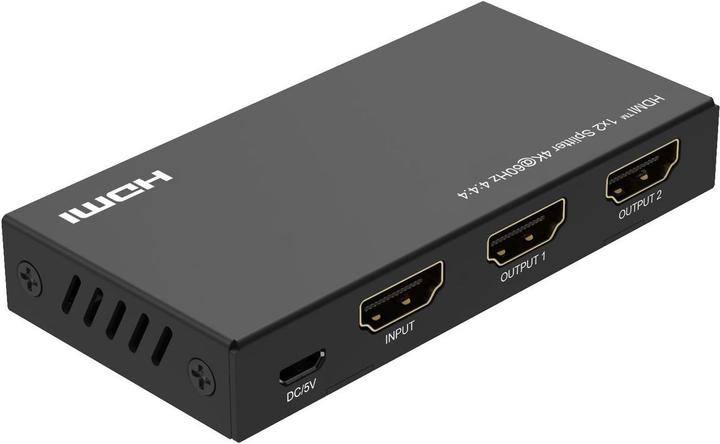 Image du produit MicroConnect 4K@60Hz HDMI Splitter 1x2