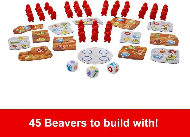 Actual product image Mattel Games Beaver building fun (Multilingual)