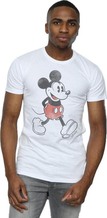 Produktbild Disney Mens Walking Mickey Mouse Cotton T-Shirt (S)