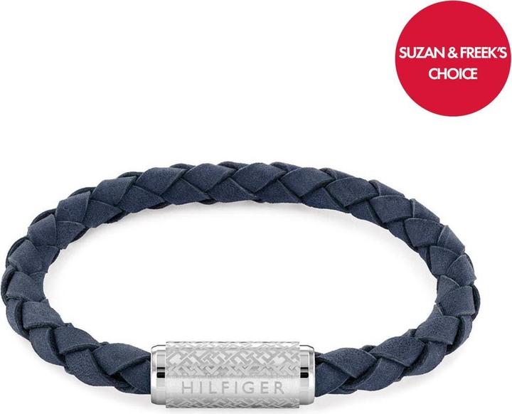 Produktbild Tommy Hilfiger Explore the Braid Armband (19 cm, Edelstahl, Leder)