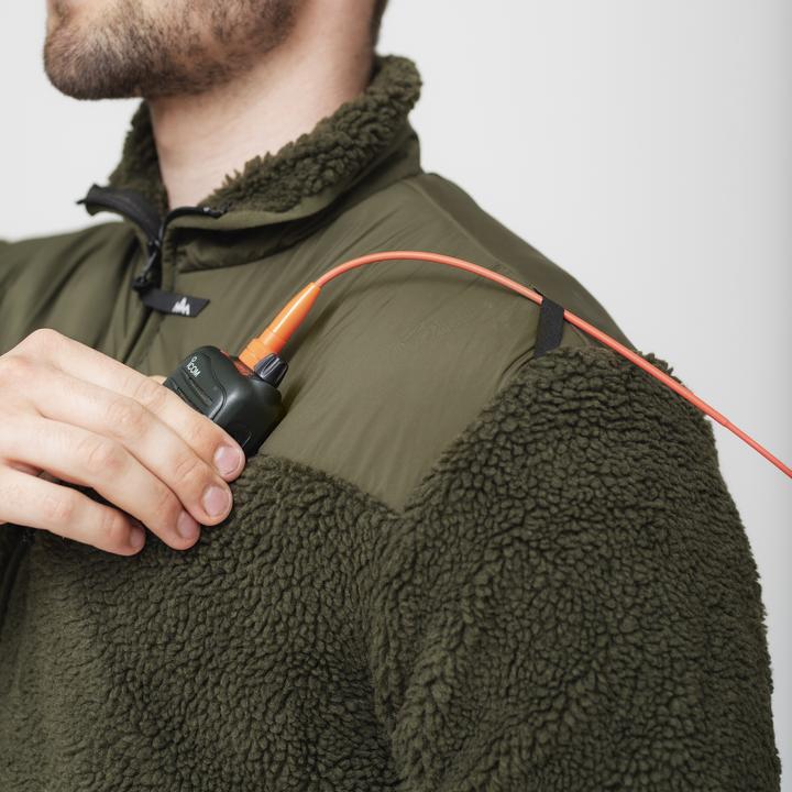 Actual product image Heat Experience HeatX Heated Pile Fleece Unisex S Olive Green (S)