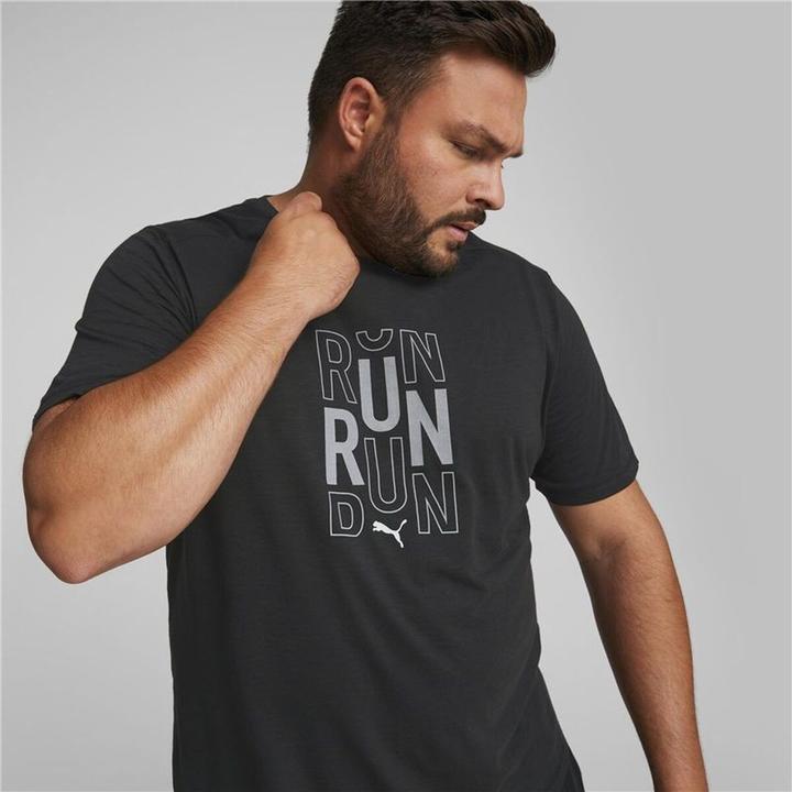 Produktbild Puma Run Logo Ss Tee M (S)