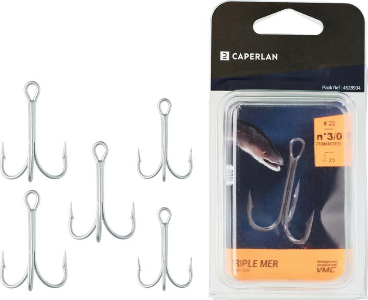 Actual product image Caperlan Hook Drilling Hook Triple Sea