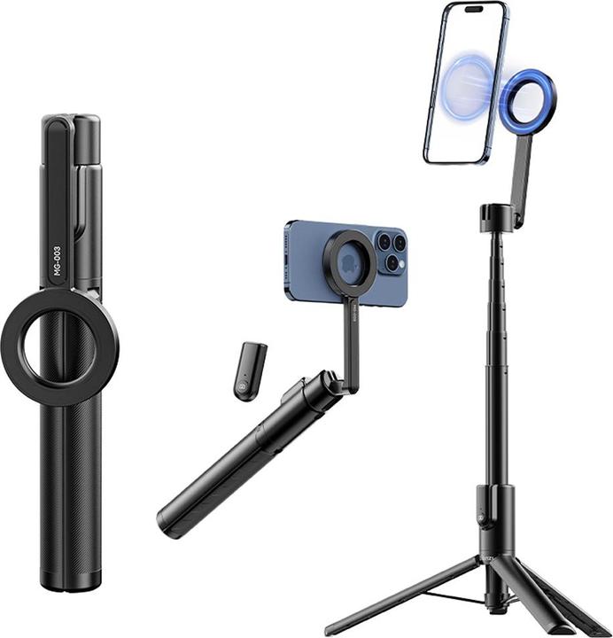 Actual product image Ulanzi AB403 Magnetic Selfie Stick Pro Black