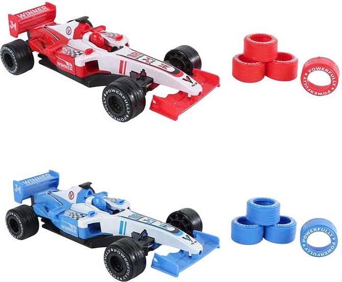 Produktbild 2-Play 2- Play Formel-Rennwagen mit Extra-Reifen Pull back