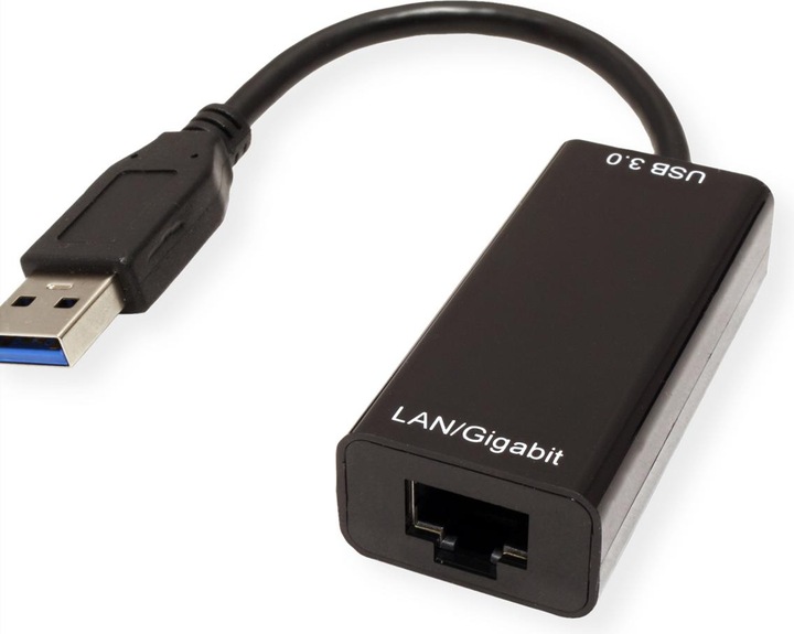Image du produit Value Convertisseur USB 3.0 Gigabit Ethernet (USB 3.0, RJ45 (1x))