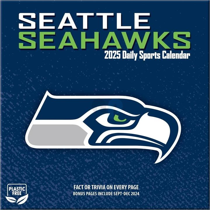 Actual product image NFL - Seattle Seahawks - Desk Calendar 2025