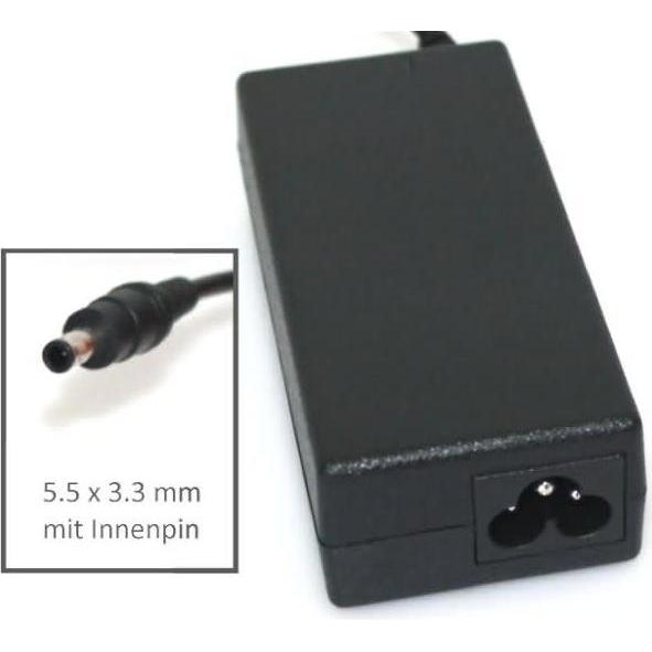 Thumbnail - AGI 33540 - Notebook - PC-/Server Netzteil (60 W), Notebook Netzteil, Schwarz