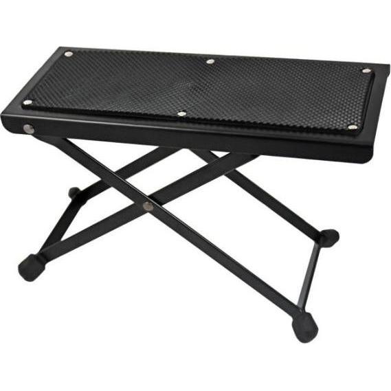 Thumbnail - keepdrum GS014 Fussbank für Gitarre mit Plektrum Anhänger (Instrumenten Fussbank), Zubehör Instrumente, Schwarz