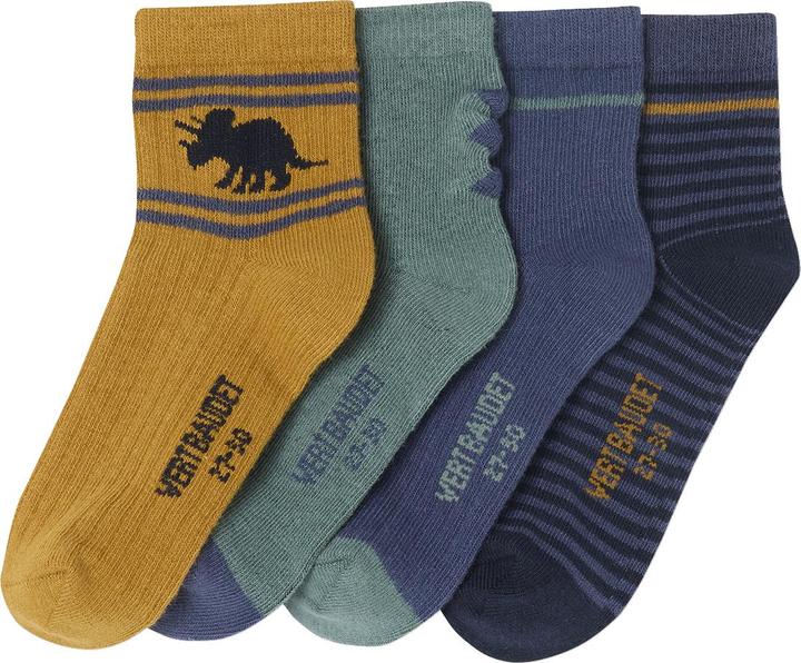 Immagine prodotto Vertbaudet 4er-Pack Jungen Socken mit Dinosauriern (confezione da 4, 27, 30)