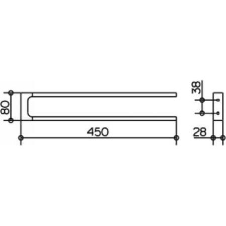 Thumbnail - Keuco, Handtuchhalter + Handtuchhaken, Edition 11 Handtuchhalter