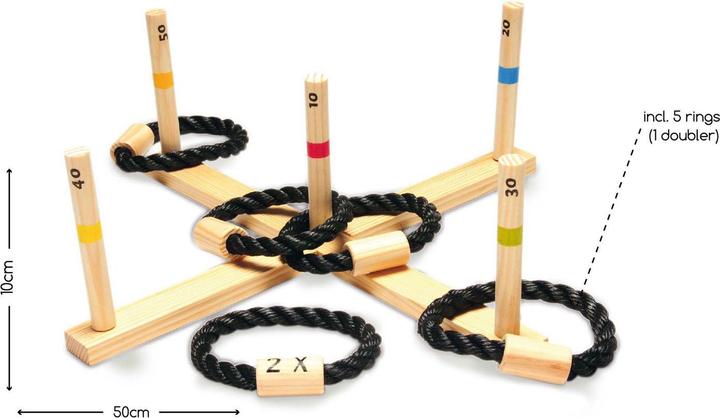 Actual product image BS Ring toss game (1 - 3 Players)