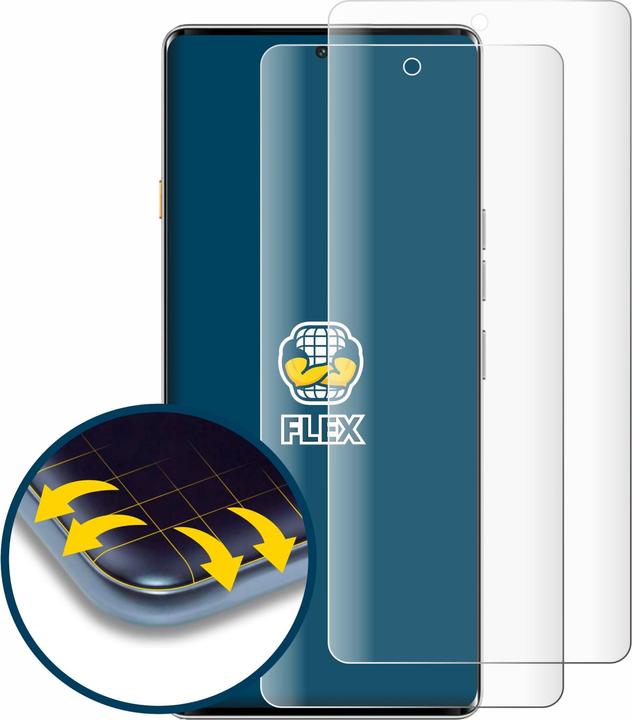 Produktbild BROTECT Fullscreen Schutzfolie Displayschutz Folie Klar Transparent (2 Stück, Huawei Mate 40 Pro 5G)
