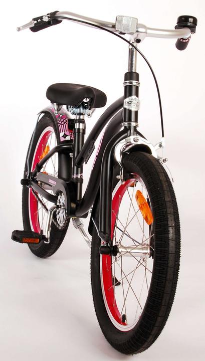 Produktbild Volare Miracle Cruiser Kinderfiets - Meisjes - 18 inch - Mat Zwart - Prime Collection (18")