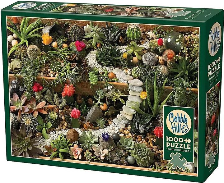 Actual product image Cobble Hill Puzzle 1000 pieces Succulent Garden (1000 pieces)