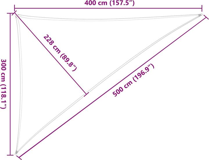 Actual product image vidaXL Outdoor Sonnenschutz Markise (400 x 300 cm)