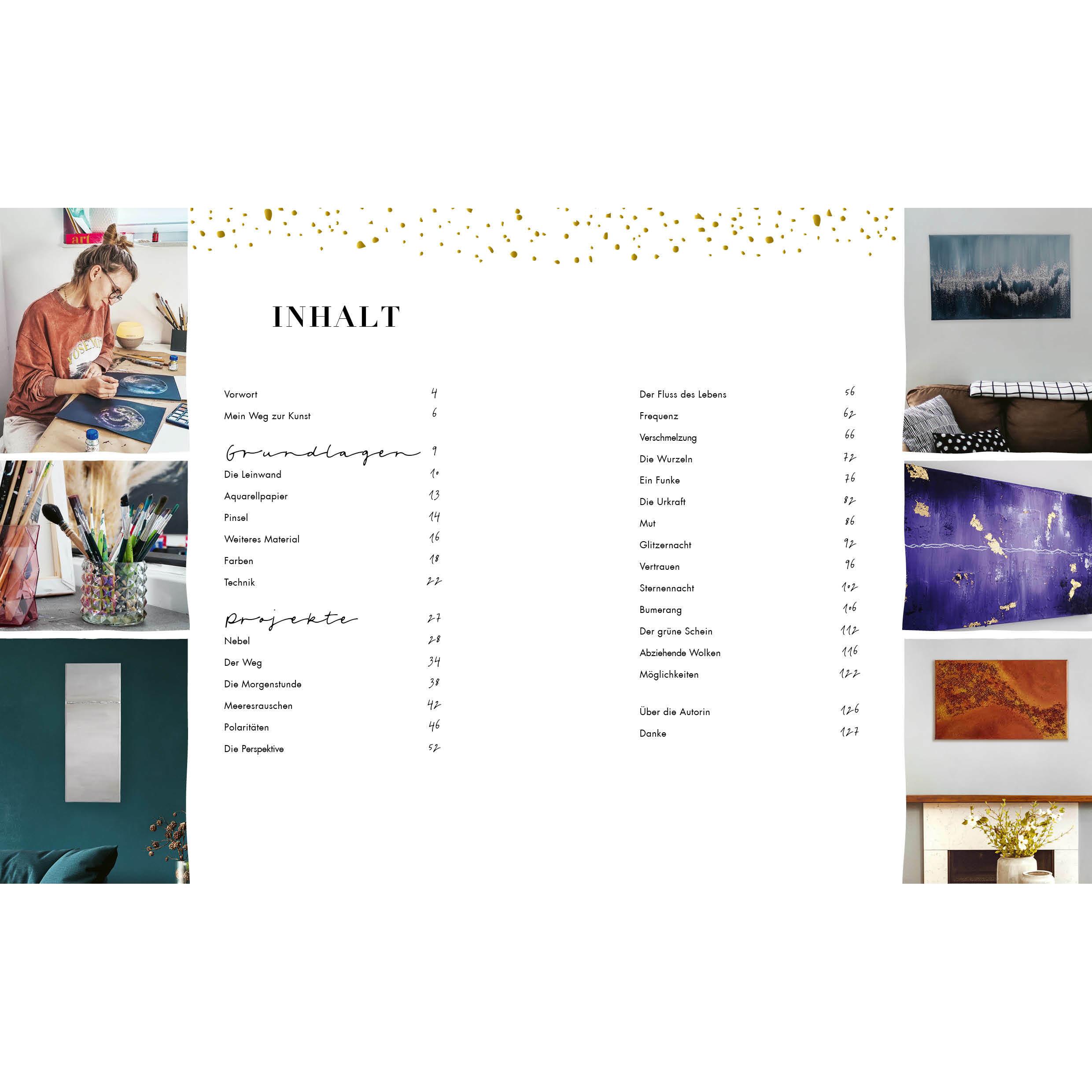 Thumbnail - Shine – Art for Home (abstrakte Bilder Schritt für Schritt), Ratgeber von Julia Siwuchin