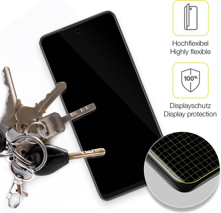 Produktbild Dipos 3D Full Cover Schutzfolie (1 Stück, Oppo A40M)