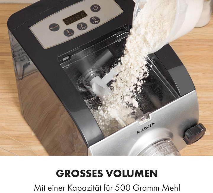 Image du produit Klarstein Pastamania - Elektrische Nudelmaschine mit 7 Aufsätzen