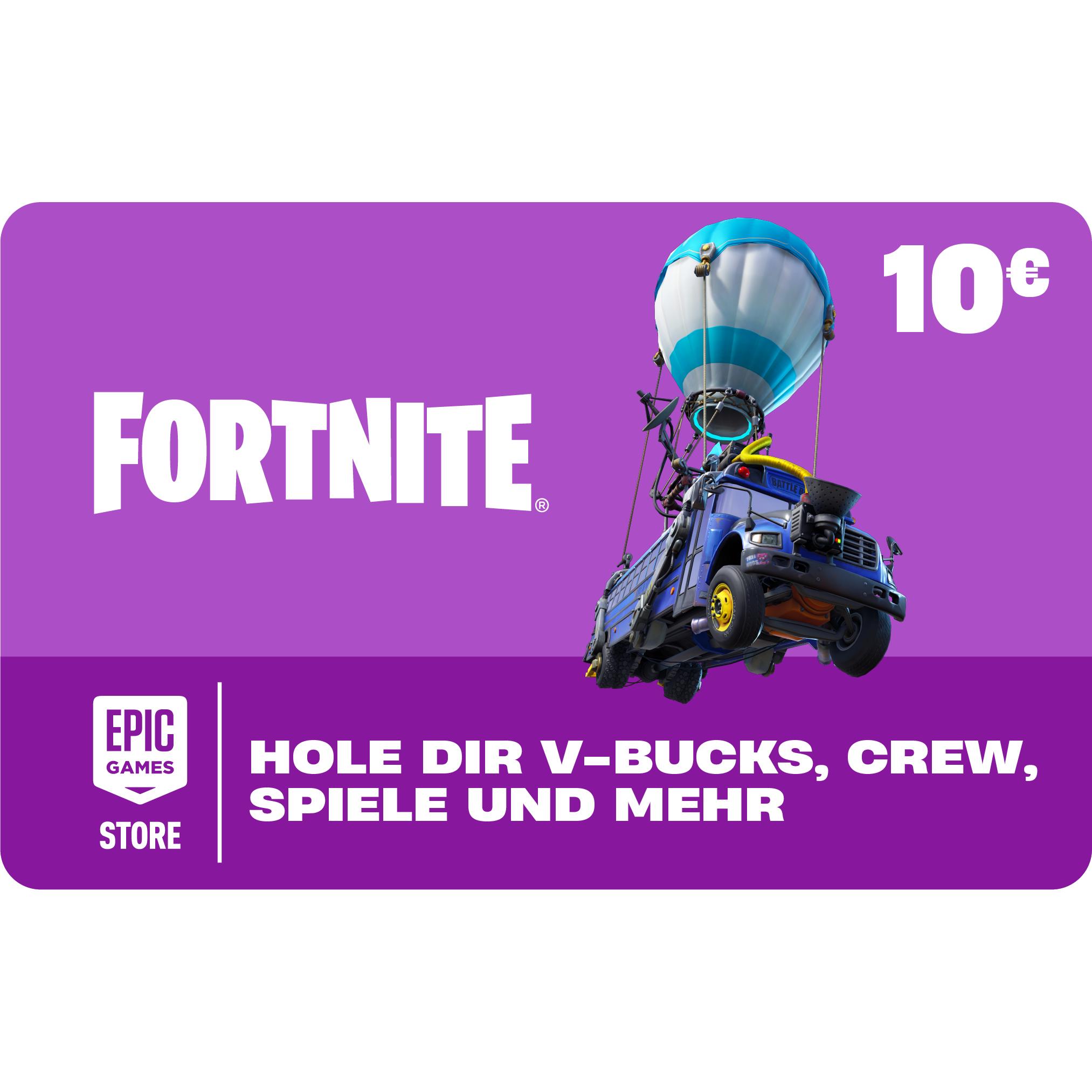 Epic Guthabenkarte 10€ (10 EUR) (Epic10)