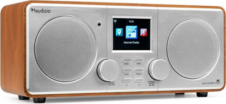 Image du produit Audizio Radio Internet (Webradio, DAB+ DAB, FM, Bluetooth, WiFi)