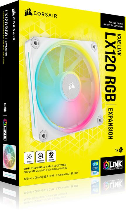 Produktbild Corsair iCUE LINK LX120 RGB (120 mm, 1 x)
