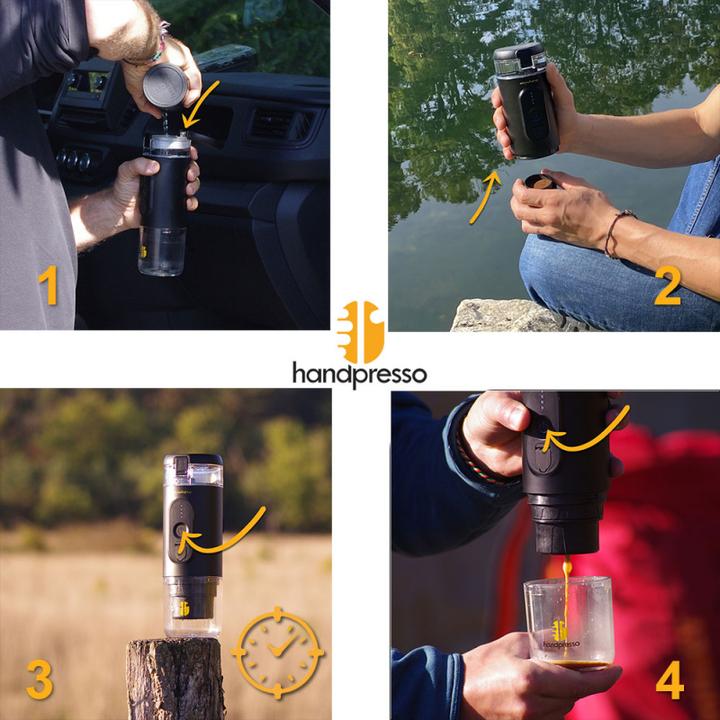 Immagine prodotto Handpresso Caffettiera da viaggio E-Presso Set 110 ml (0.09 l)