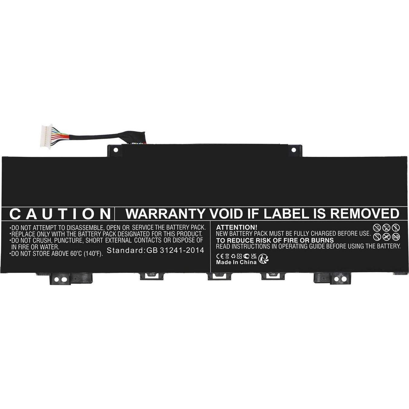 CoreParts Battery for HP Notebook (3650 mAh), Notebook Akku, Schwarz