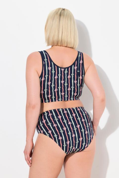 Actual product image Ulla Popken 2 Pack of Bralettes- Bow Print (pack of 2, 44 A, 42 A)