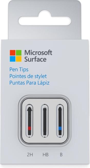Image du produit Microsoft Surface GFV-00008, kit de frappe, noir, stylet Surface, 3 pièce(s), emballage visible