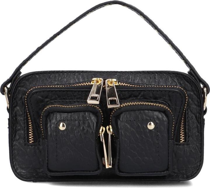 Produktbild Núnoo Nunoo Small Crossbody Bag / Umhängetasche Damen - schwarzer Croco