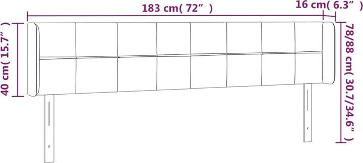 Immagine prodotto vidaXL Benson (183 x 16 x 88 cm)