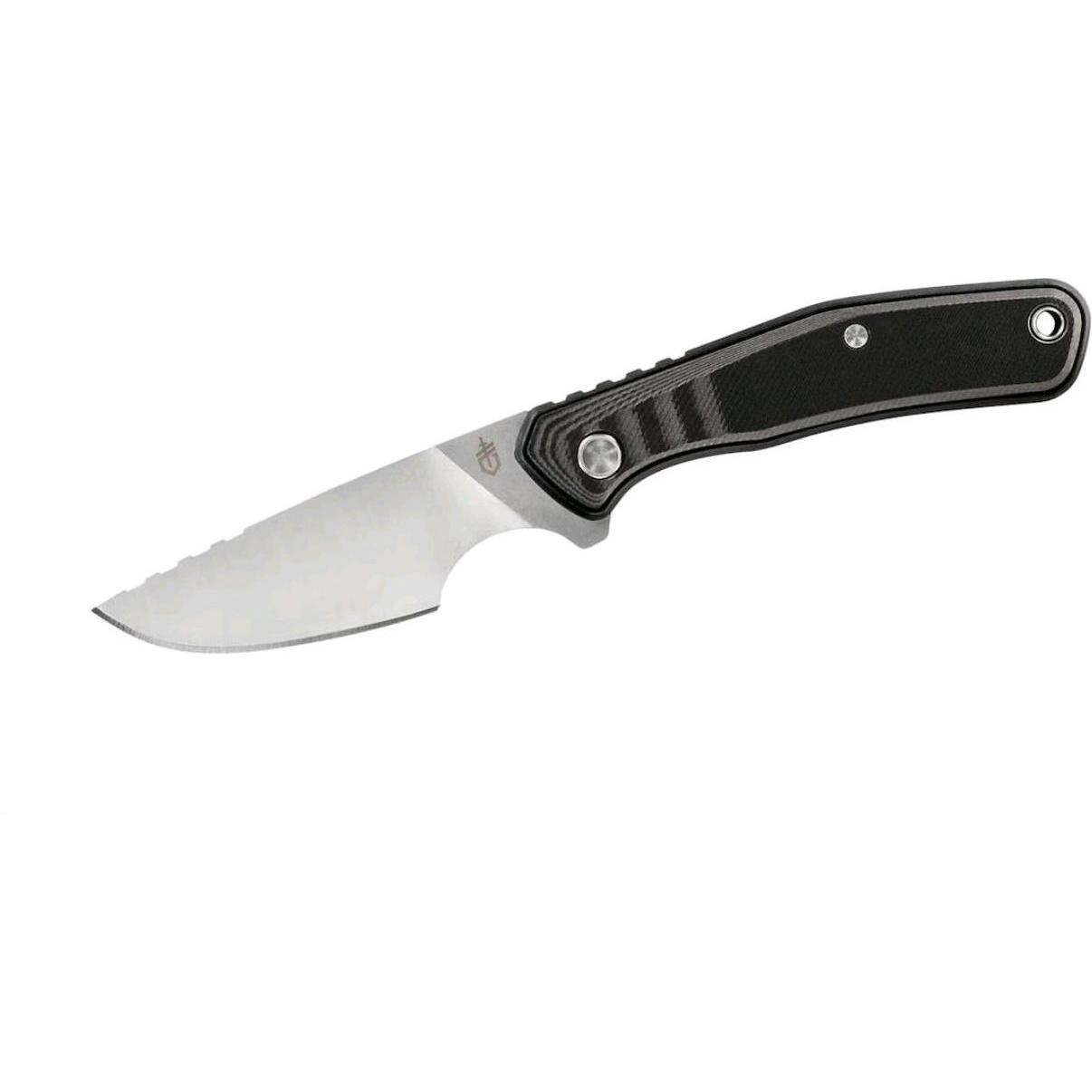 Gerber Gear, Mehrzweckmesser, Gerber Gürtelmesser DOWNWIND CAPER, 7Cr Stahl, rostfrei, G10 Griffschalen, gewachste Canva...