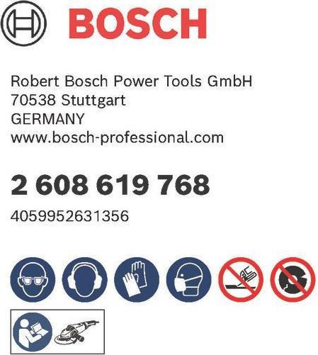 Immagine prodotto Bosch Zubehör Accessori 2608619768 2608619768 Disco da taglio dritto 180 mm 1 pz. In metallo