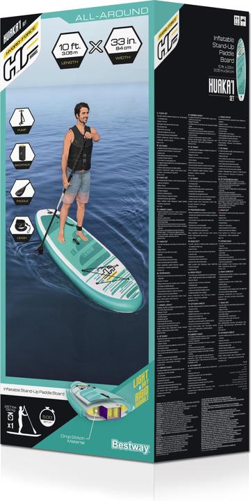 Image du produit Bestway HF SUP Set Huakai'I 305x84x15cm (10')