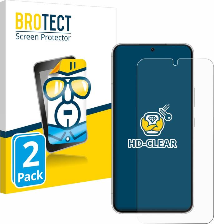 Produktbild BROTECT Schutzfolie Displayschutz Klar (2 Stück, Samsung Galaxy S22+)